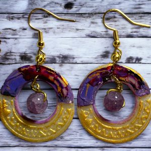 Round gold impasto #4 – kerek arany impasto #4