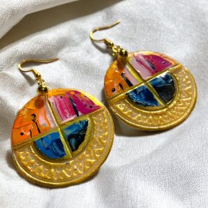 Round gold impasto - kerek arany impasto