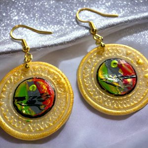 Round gold impasto #3 – kerek arany impasto #3