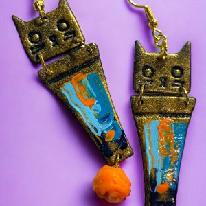 Cat Blue and Orange - Nafarncs és kék macska