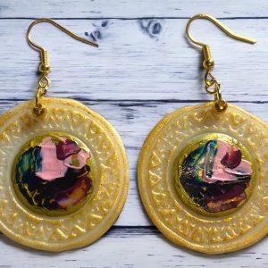 Round gold impasto #2 – kerek arany impasto #2