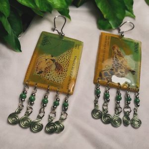Animal Stamp Earrings - Bélyegfülbevaló állatokkal